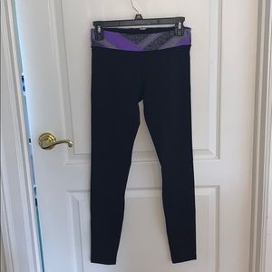 Full length black leggings